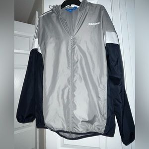 Men’s Adidas Windbreaker Raincoat Large